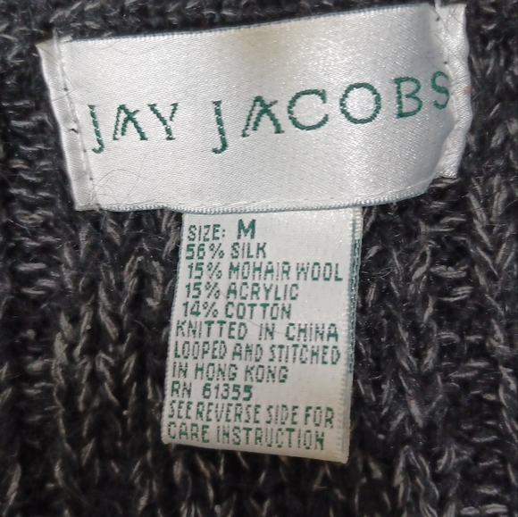 Jay Jacobs Sweater Silk Mohair Wool Blend - Picture 9 of 10